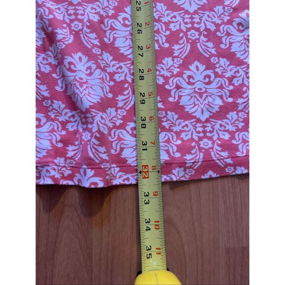 Land’s End Pink Brocade Print 100% Cotton Night Gown Women’s plus size 0X - Picture 3 of 4